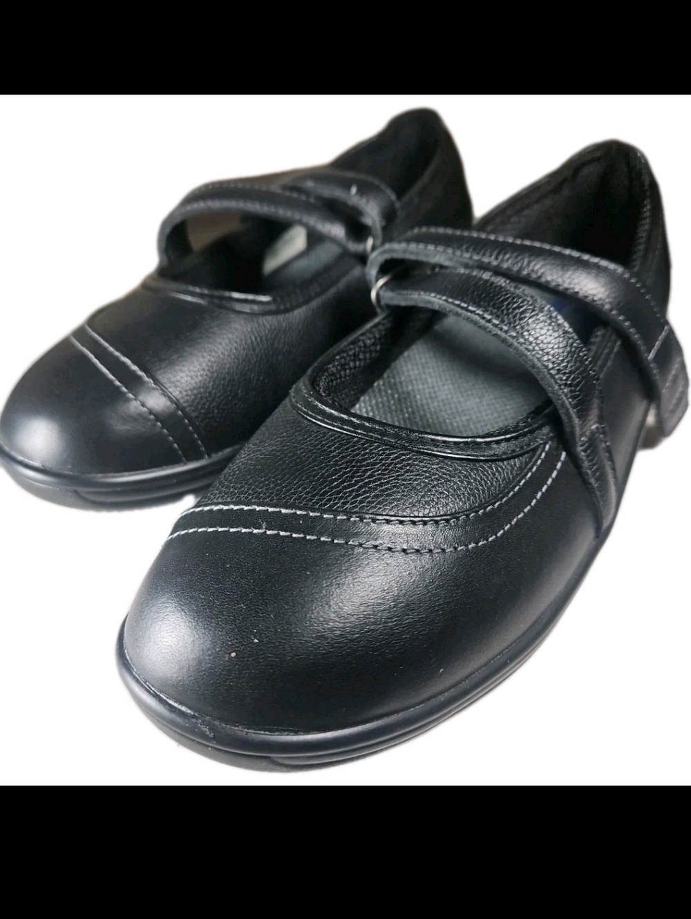 OrthoFeet Celina Women Blk Mary Jane Shoe Orthopedic Comfort  Sz:6.5M Y2k B[6A